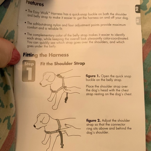 PetSafe Easy Walk Adjustable Nylon Harness and Lead (Small-Red) - Picture 5 of 9